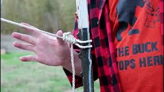 Rope Work to Straighten Chicken Run Fence #rope #knots #homestead #chicken #backyardchickens