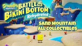 Sand Mountain FULL WALKTHROUGH 100% | All Collectibles | SpongeBob BFBB Rehydrated