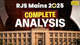RJS Mains Exam Analysis | RJS Mains 2025 Paper Analysis | By Nimish Sir