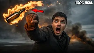 Most Dangerous Homemade Blast ⚠️ | Molotov Cocktail Reality