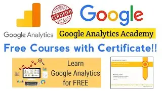 Google Analytics Academy Free Courses with Certificate
