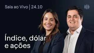 DAY TRADE E ANÁLISE TÉCNICA AO VIVO | Índice, Dólar e Ações | BTG Trader 24/10/2025
