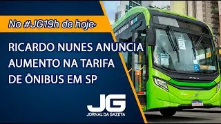 Ricardo Nunes anuncia aumento na tarifa de ônibus em SP – Jornal da Gazeta – 29/12/2025