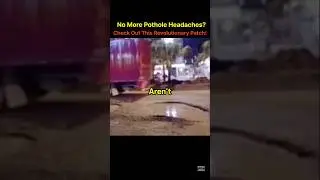 No More Pothole Headaches? Check out this revolutionary patch!
