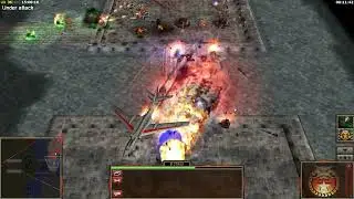 China Infantry with Powerful Tank - Command & Conquer Generals Zero Hour - 1 vs 5 Insane AI Gameplay