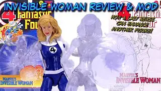 Invisible Woman Unboxing Review and Mod Hasbro Marvel Legends Pulse Exclusive Retro Comparison