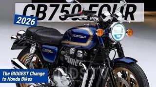 🔥ついに登場！2026年 新型Honda CB750がヤバすぎる&hellip;これはもう別次元のCBだ！【BikeBuzz】