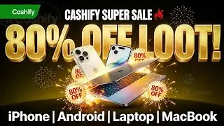 CASHIFY SUPER SALE 🔥 iPhone 13 ₹14k | 80% OFF Phones Laptops LIVE LOOT! Kaju Tech