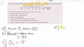 Statistics: Interpreting a box plot
