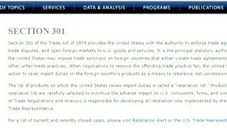 What is Section 301 and why is President Trump using it against China?