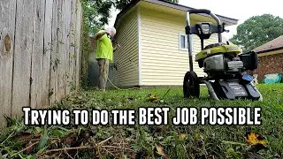 Day 2 on a job I SERIOUSLY UNDERBID... Time to POWER WASH!
