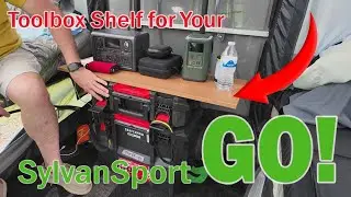 Toolbox Shelf for SylvanSport GO! Camper