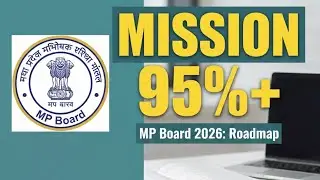 Zero to 95% in last 15 DAYS, FINAL STRATEGY for Class12 mp board Exam 2026 | hindi& english medium