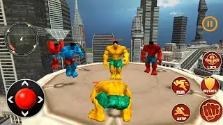 Monster Hero Vs Monster Villains & Robot | Monster Superhero Robot City Battle - Android GamePlay