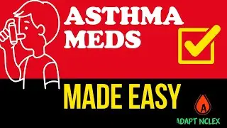 NCLEX Respiratory Pharmacology Review: Asthma Made EASY & Practice Questions
