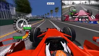 Rfactor F1 1990 - 2017 vs Real Life Onboard Historic Compilation