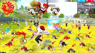 Poco x6 pro gaming phone free fire gameplay duo vs squad full map with 3 finger handcam