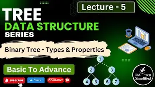 Lecture - 5 | Binary Tree | Types & Properties Explanation With Proper Example
