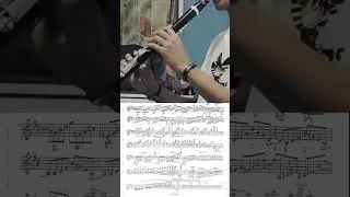 Cadenza parte II copland clarinet concerto #clarinetist #music #clarinette #clarinetist #copland
