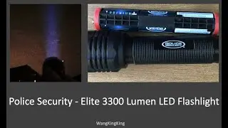 Police Security - Elite 3300 Lumen LED Flashlight