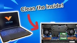 How to clean the inside of a laptop | HP Victus