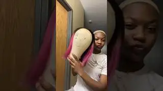 PINK PEEKABOO BOB WIG INSTALL ft @BeautyForeverHair #wig #wiginstall #pinkbob #bob Kaaylion