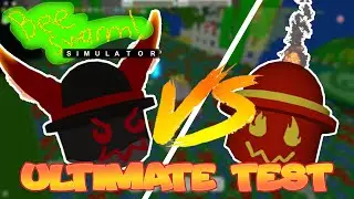 Demon Mask vs Fire Mask Ultimate Test !! | Bee Swarm Simulator