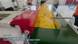 LDPE Biodegradable Handle Polythene Carry Shopping Bag Making Machine, with Bottom Seal Type