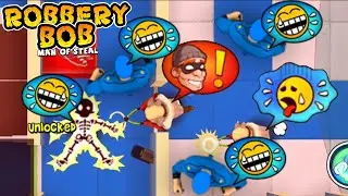 Robbery Bob - Blue Police vs All Police Funny Gameplay Part 23
