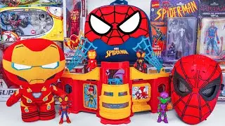 Marvel Spiderman Toys Unboxing Review | Marvel Spiderman Stark Tower | Spider Man Bow & Arrow