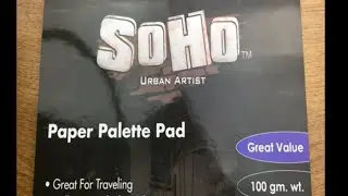 Palette Paper-A cheap alternative to a plastic palette for Watercolors, pencils, and other Media