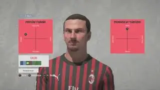 Zlatan Ibrahimovic look alike FIFA 20 Clubes Pro | Milan | Suecia |