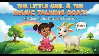 The Little Girl & the Magic Talking Goat! | Kids Story About Friendship & Wishes