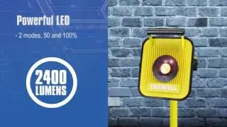 Cordless Bluetooth LED Sitelight 2400 Lumens FPPSLLED30TB