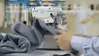 C6 Thickness automatic adaption overlock machine