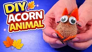 DIY Oak Acorn Owl Craft 🌰 | Easy Nature Craft for Kids #diy #craft #craftyfun #kids