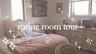 ✧･ﾟ spring room tour ✧･ﾟ