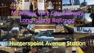{MTA NYCT & LIRR}: Hunterspoint Avenue action ft Acela Express