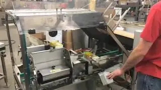 Econocorp E-System 2000 Cartoner with Manual Load of Bags of Sugar into 5-Sided Carton | ProPac.com