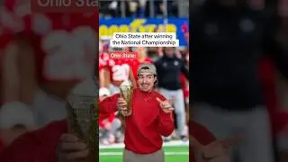 Ohio State after winning the National Championship😂🏈