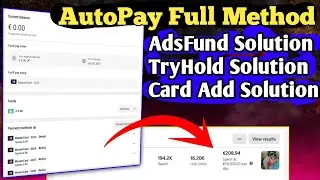 AutoPay UPDATE Method ! ADS Fund Solution ! FACEBOOK Mastercard Autopay Latest Full Method 2025