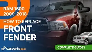 How to replace the Front Fender 2009-2018 Dodge RAM 1500 🚗