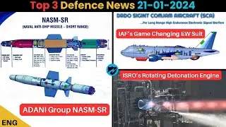 Bharat Defence News: ADANI Group NASM-SR,IAF's Electronic Warfare, ISRO's Rotation Detonation Engine