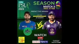 Multan Sultan vs Quetta Gladiators Match 3 Full Highlights | #HBLPSL8