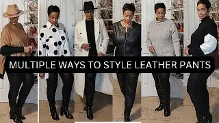 TEN WAYS TO STYLE ONE PAIR OF LEATHER PANTS #styleinspo #ootd #style