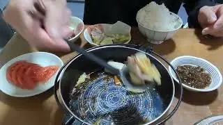 寒いので蒸し物！ゆうじろうの今日の晩ごはん