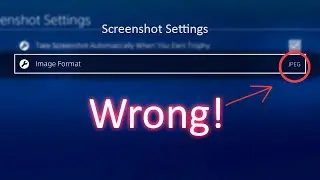 How to get high quality screenshot on your PS4