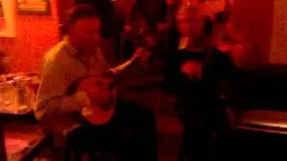 Tony Cullinan ,Eoin O Neill with Suzanne Leahy on da dance floor .Brogans Ennis, March 2012
