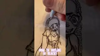 Drawing Box Braids For The First Time!
