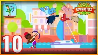 Bowmasters - Gameplay Walkthrough Part 10 - Bird Hunting (iOS, Android).